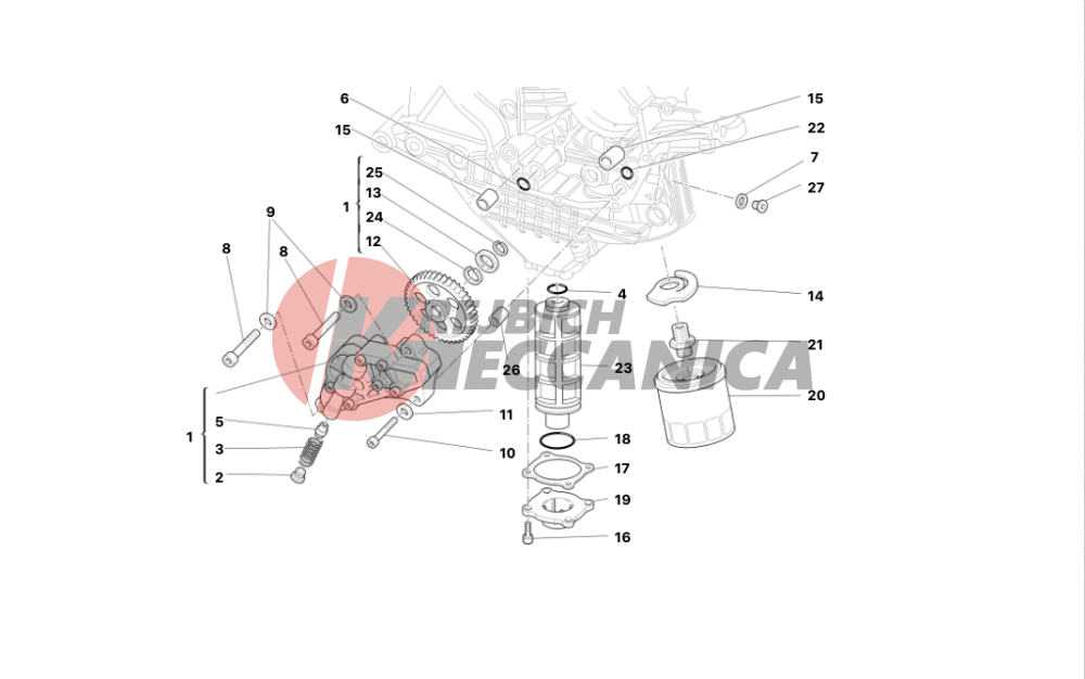 FILTERS AND OIL PUMP