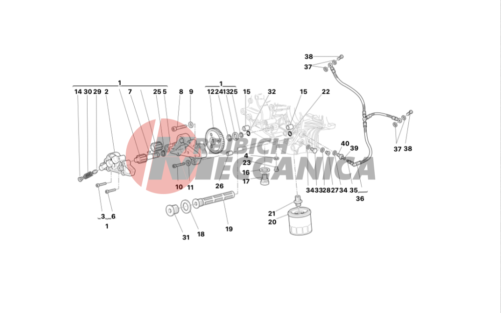 FILTERS AND OIL PUMP