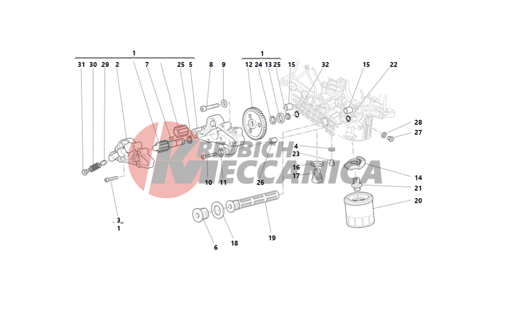 FILTERS AND OIL PUMP