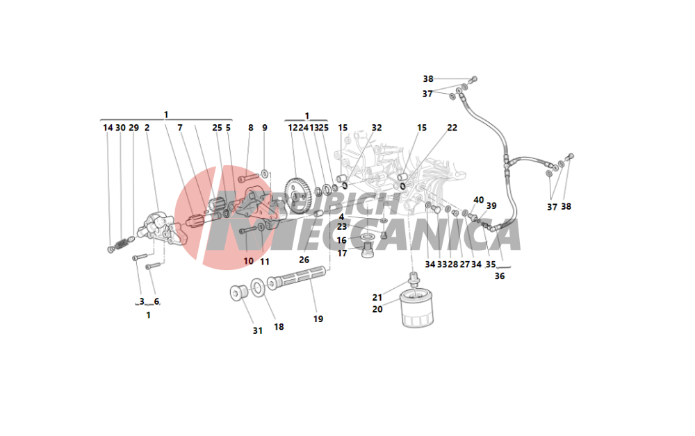 FILTERS AND OIL PUMP