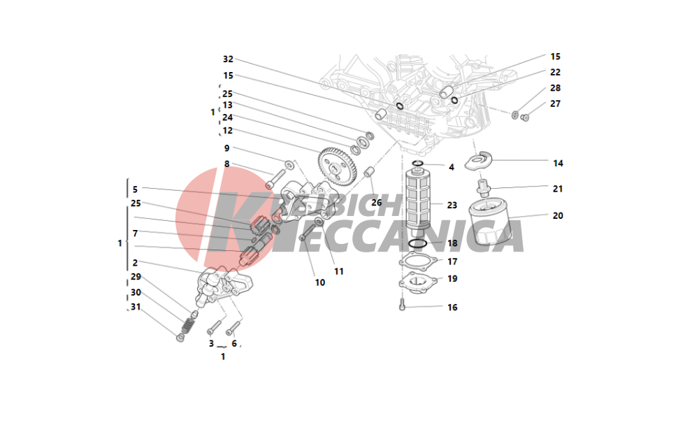 FILTERS AND OIL PUMP