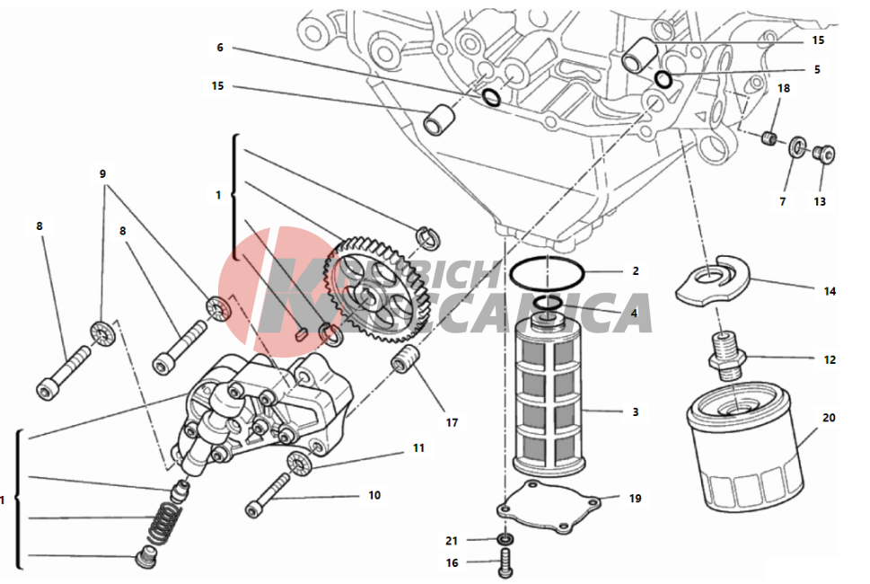 FILTERS AND OIL PUMP