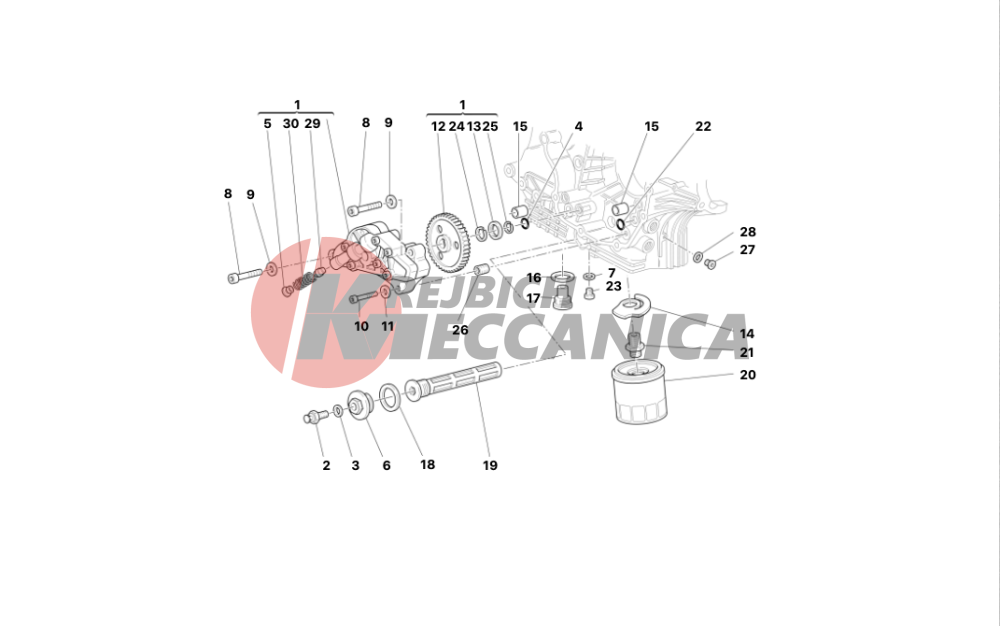 FILTERS AND OIL PUMP