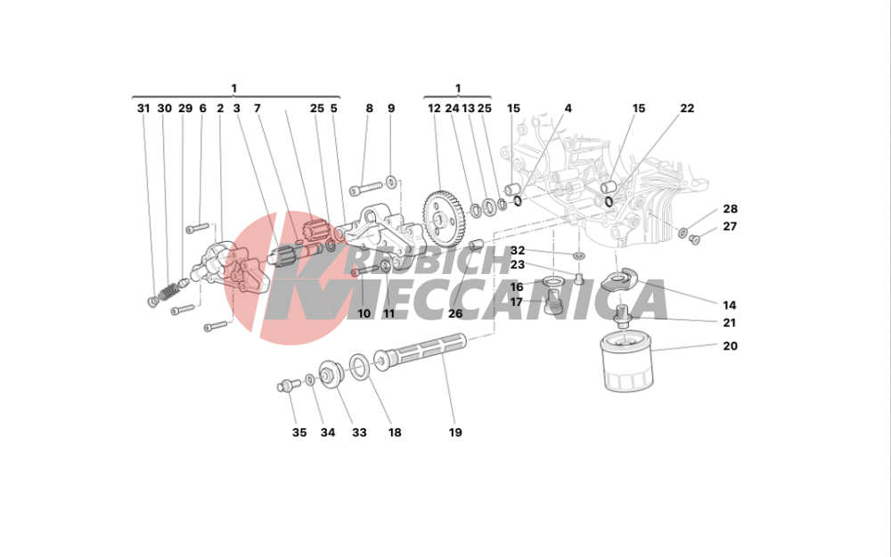 FILTERS AND OIL PUMP