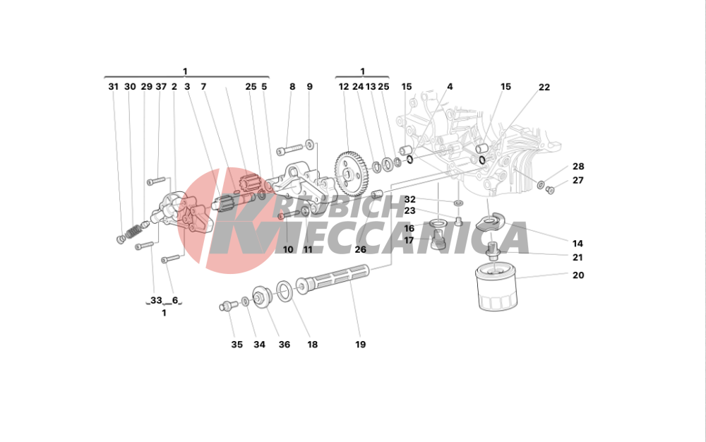 FILTERS AND OIL PUMP