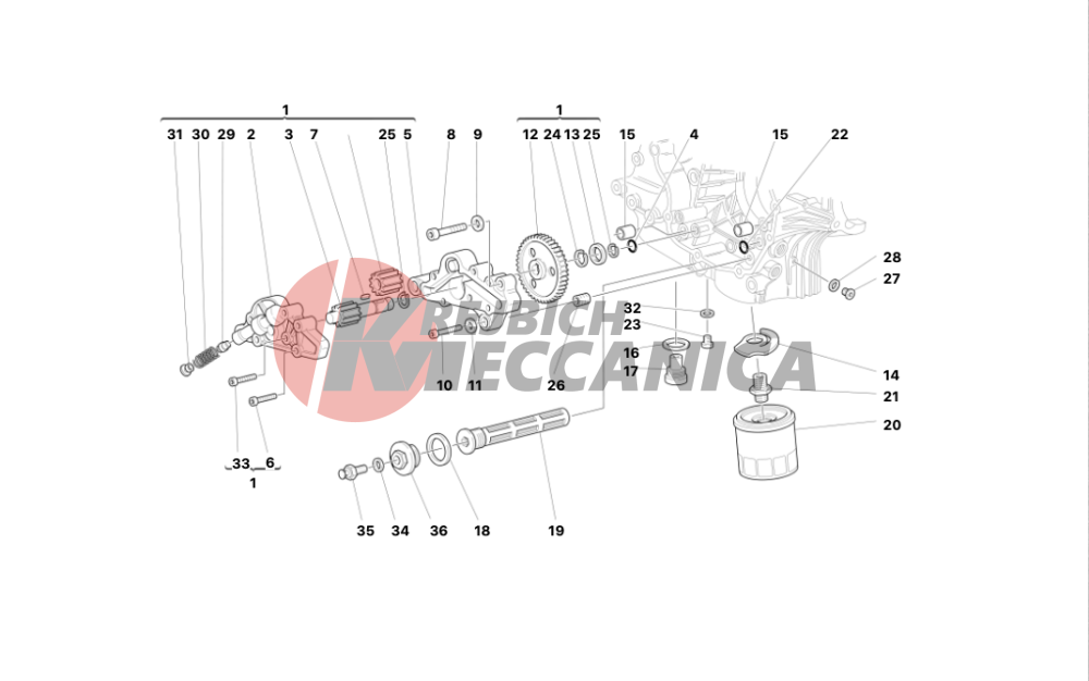 FILTERS AND OIL PUMP