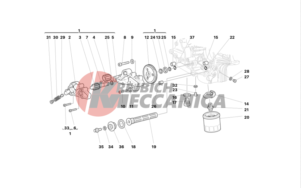 FILTERS AND OIL PUMP