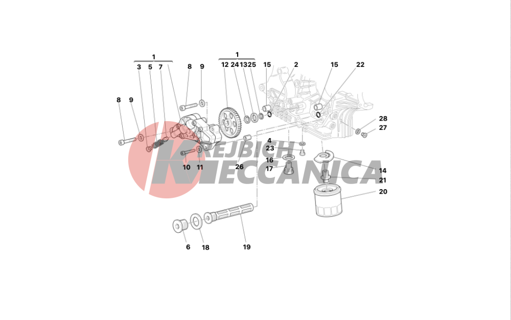 FILTERS AND OIL PUMP