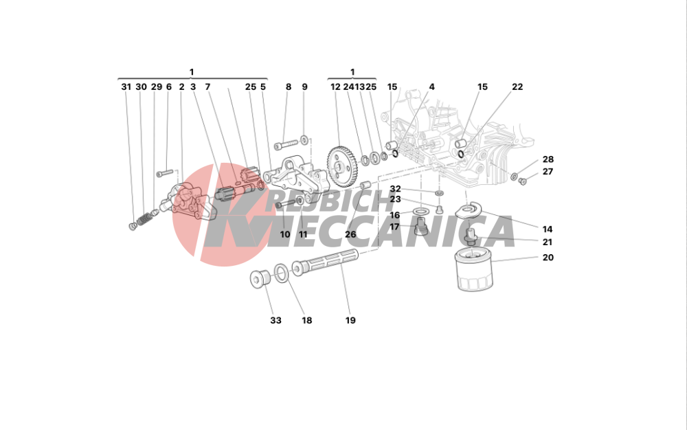 FILTERS AND OIL PUMP