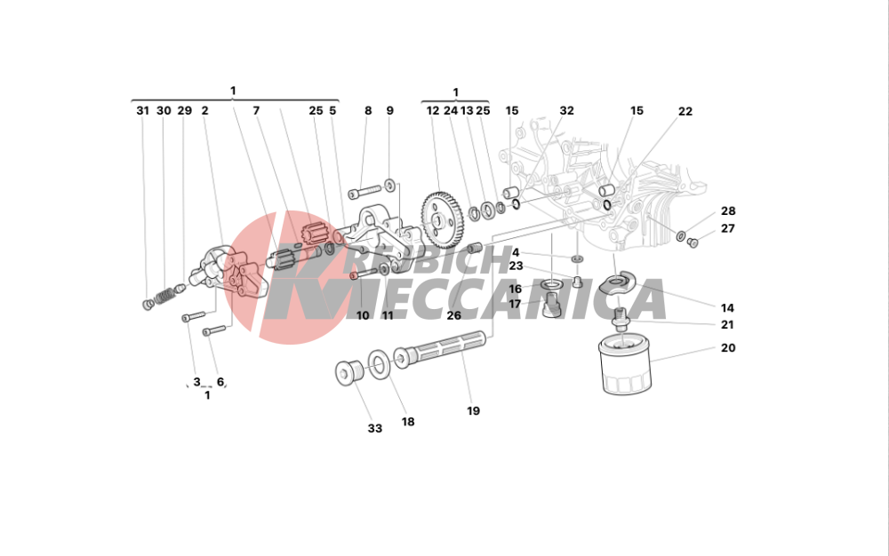 FILTERS AND OIL PUMP