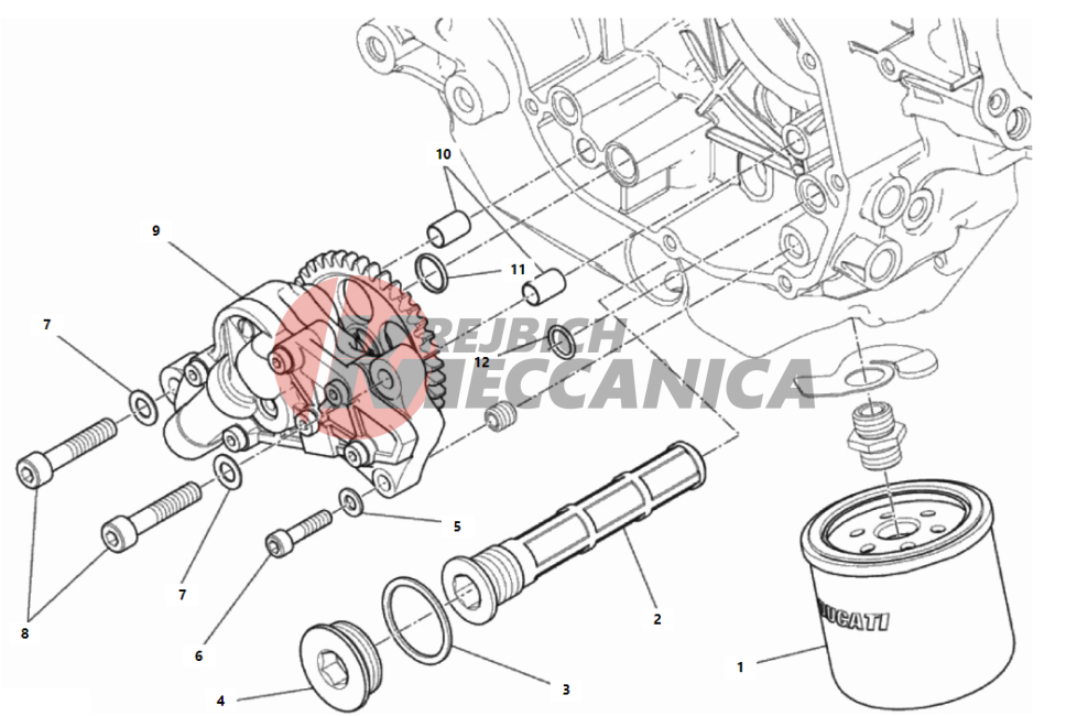 FILTERS AND OIL PUMP
