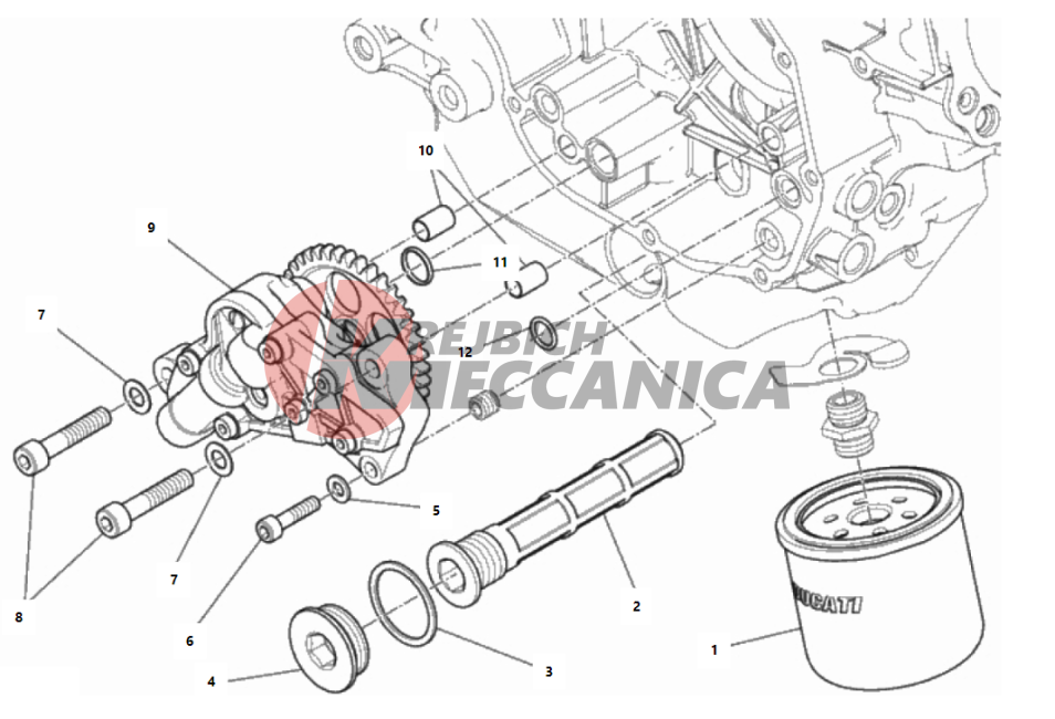 FILTERS AND OIL PUMP