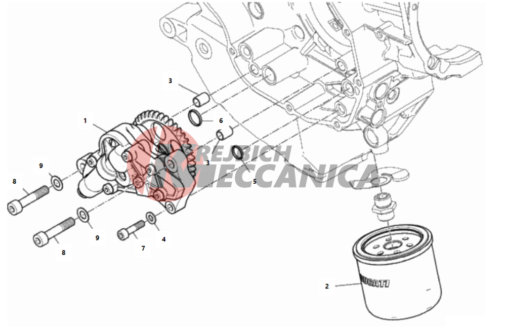 FILTERS AND OIL PUMP