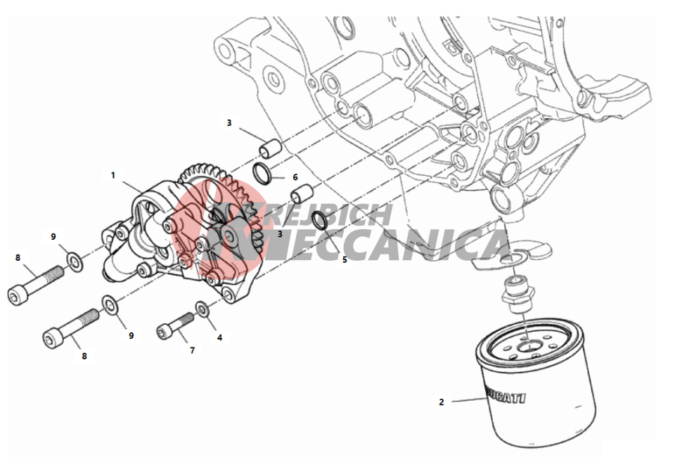 FILTERS AND OIL PUMP