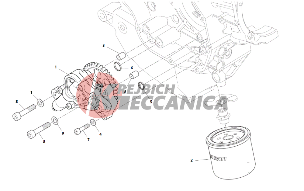 FILTERS AND OIL PUMP