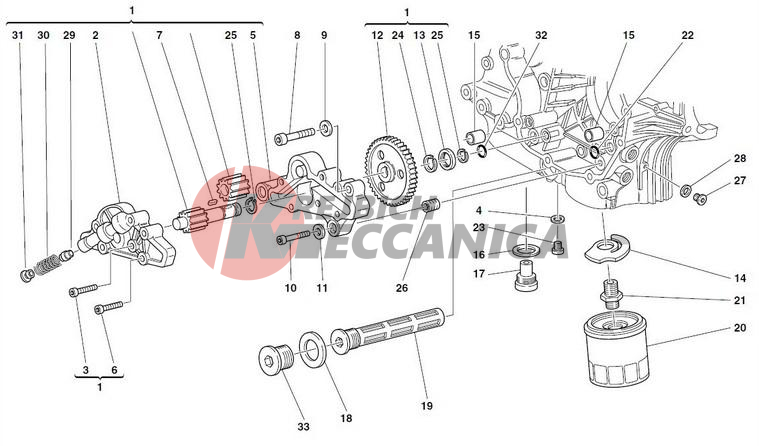 FILTERS AND OIL PUMP