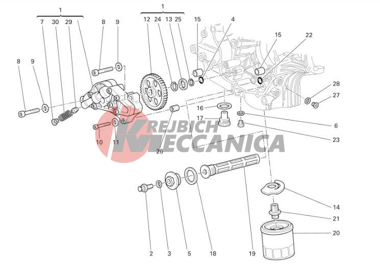 FILTERS AND OIL PUMP