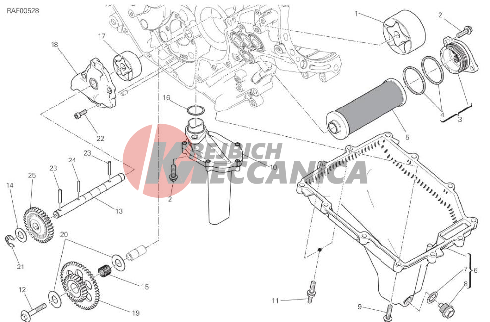 FILTERS AND OIL PUMP