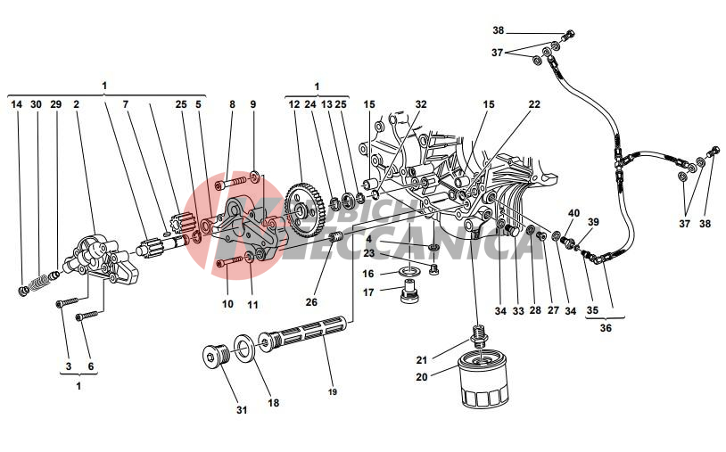 FILTERS AND OIL PUMP