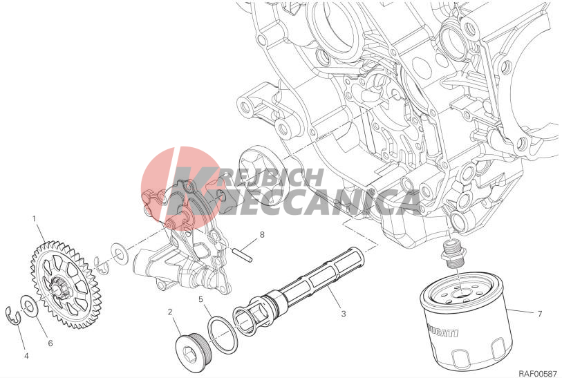 FILTERS AND OIL PUMP