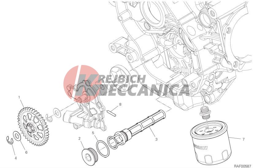 FILTERS AND OIL PUMP