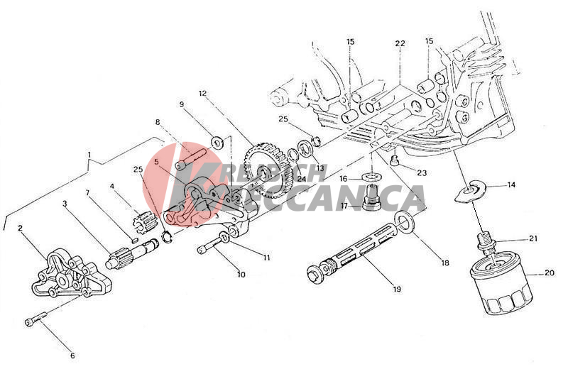 FILTERS AND OIL PUMP