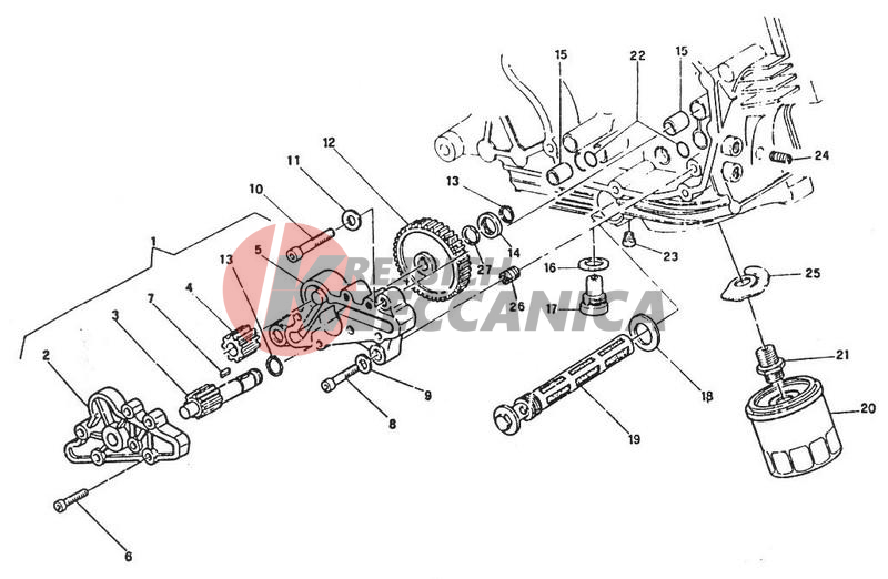 FILTERS AND OIL PUMP