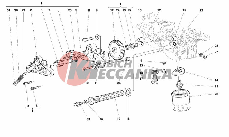 FILTERS AND OIL PUMP