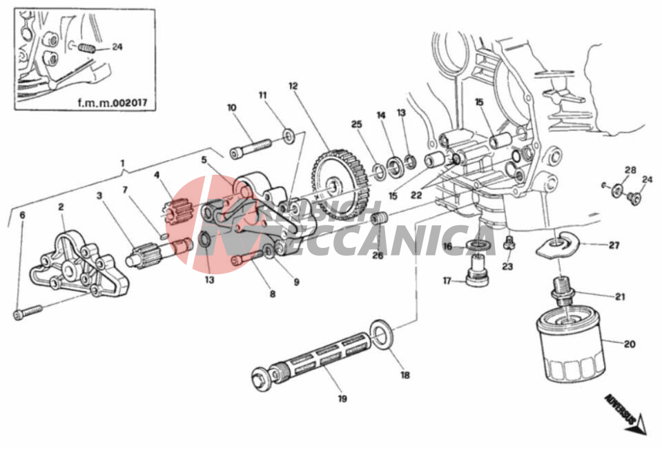OIL PUMP - FILTER SP