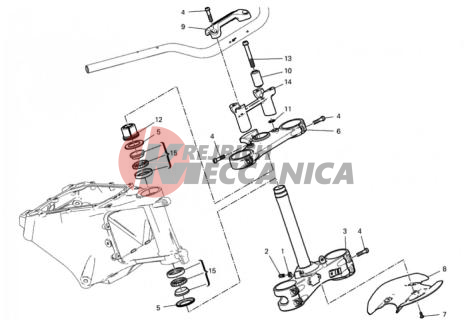 STEERING HEAD BASE ASSEMBLY