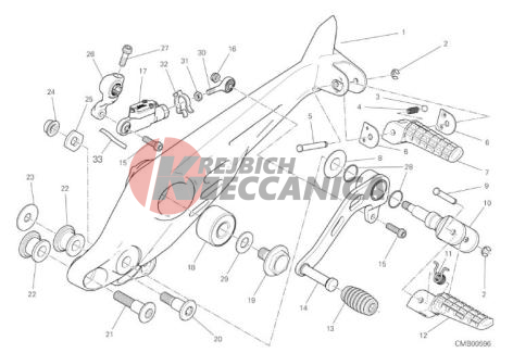 FOOTRESTS, LEFT