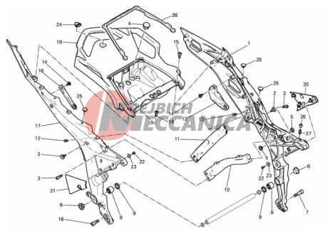 REAR FRAME COMP.