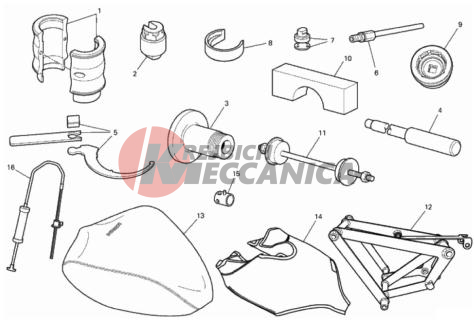 WORKSHOP SERVICE TOOLS (FRAME)