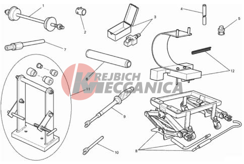 WORKSHOP SERVICE TOOLS, FRAME