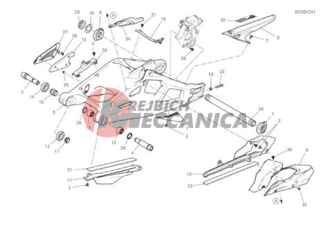 REAR SWINGING ARM
