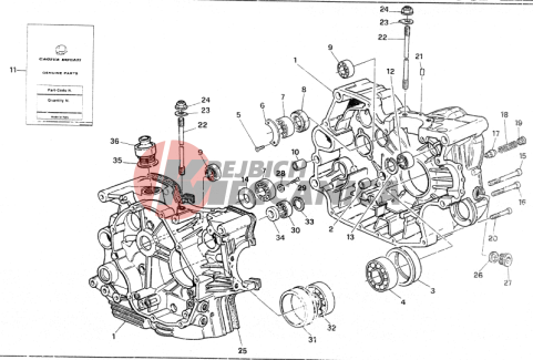 HALF CRANKCASES