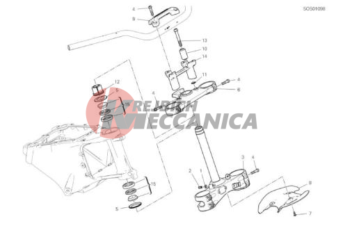 STEERING HEAD BASE ASSEMBLY