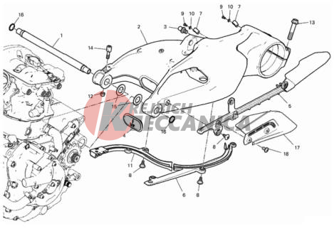 REAR SWINGING ARM