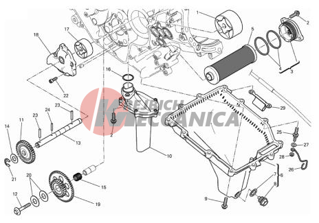 FILTERS AND OIL PUMP