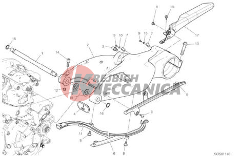 REAR SWINGING ARM