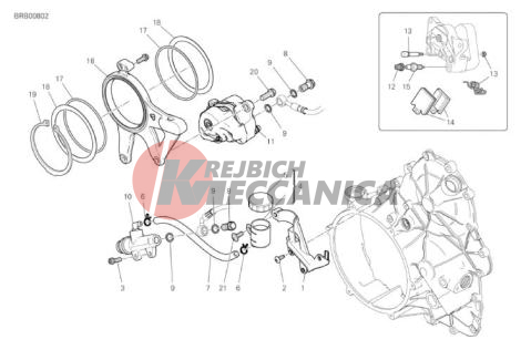 20D REAR BRAKE SYSTEM