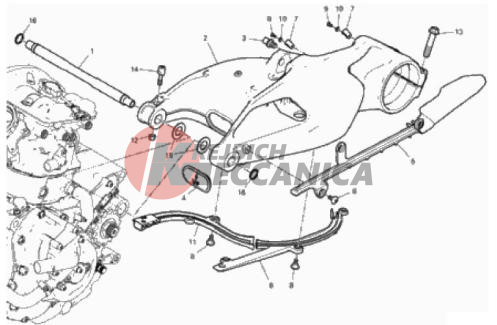 REAR SWINGING ARM