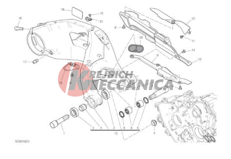 19A REAR SWINGING ARM