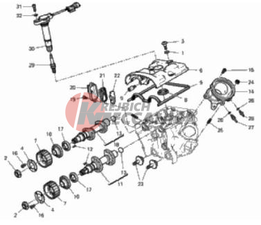 VERTICAL CYLINDER HEAD - TIMING