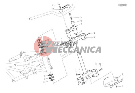 STEERING HEAD BASE ASSEMBLY