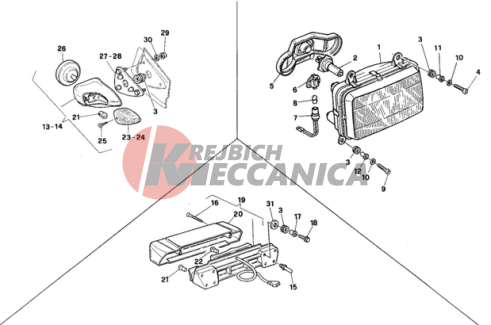 FRONT - REAR HEAD-LIGHT