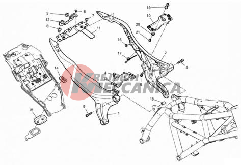 REAR FRAME COMP.