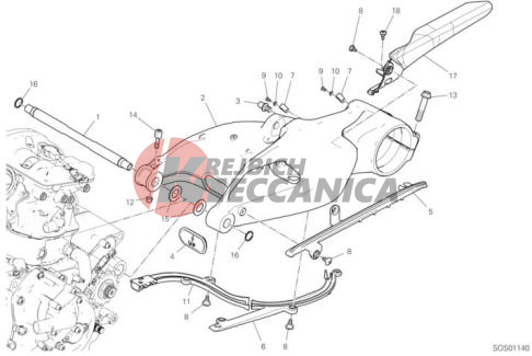 REAR SWINGING ARM