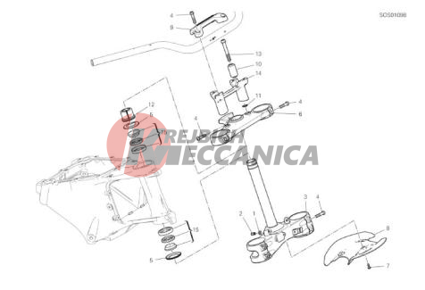 STEERING HEAD BASE ASSEMBLY