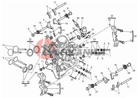 HORIZONTAL CYLINDER HEAD
